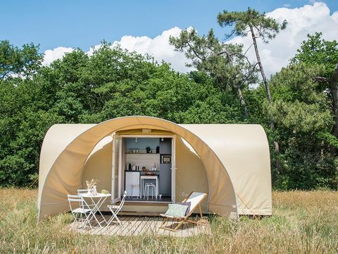 Tente en toile et en bois 2 personnes - Bungalow Coco sweet
