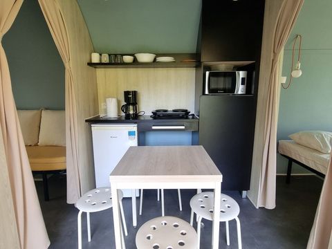 Tente en toile et en bois 2 personnes - Bungalow Coco sweet