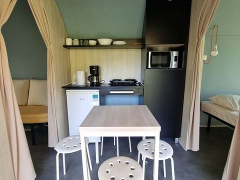TENTE TOILE ET BOIS 2 personnes - Bungalow Coco sweet