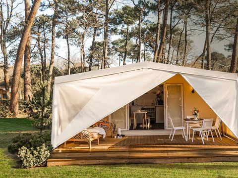 Tente en toile et en bois 2 personnes - Coco sweet 2024
