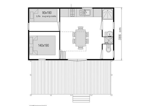 Chalet 4 personnes - I -2 ch. Sapin Confort - DIMANCHE