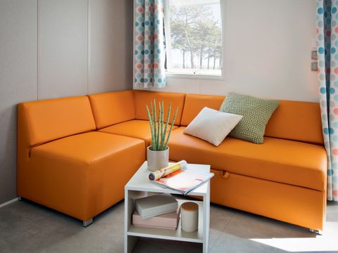 MOBILHOME 8 personnes - Mobil-home 32m² (3 chambres) + grande terrasse semi-couverte de 18m²