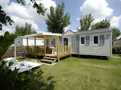 MOBILHOME 6 personnes - Louisiane 3 chambres avec terrasse bois