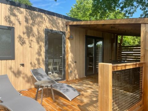 MOBILHOME 4 personnes - Premium 35m² - 3 chambres + spa privatif