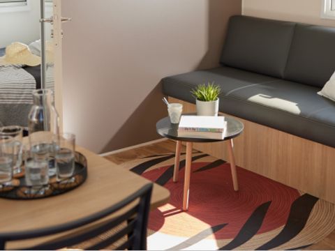 MOBILHOME 4 personnes - Homeflower Premium 29m² - 2 chambres + 1 salle de bain + terrasse couverte + TV + LV + Draps inclus