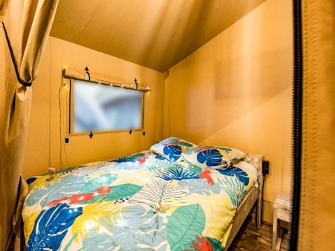 Tente en toile et en bois 4 personnes - Tente Lodge 2ch. 20m2 (2025)