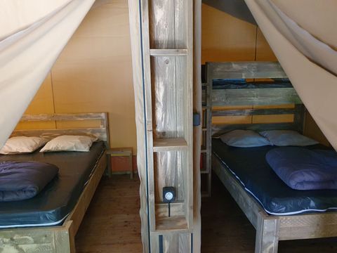 TENTE TOILE ET BOIS 4 personnes - Tente Lodge 2ch. 20m2 (2025)