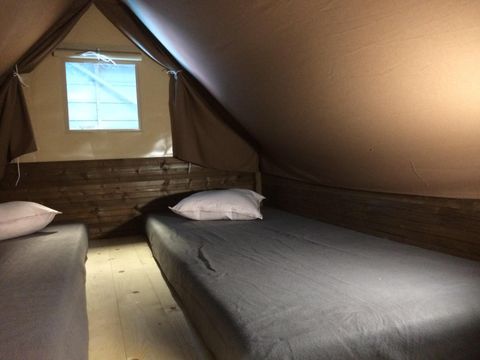 Tente en toile et en bois 2 personnes - Tente Bivouac Standard - 5m²