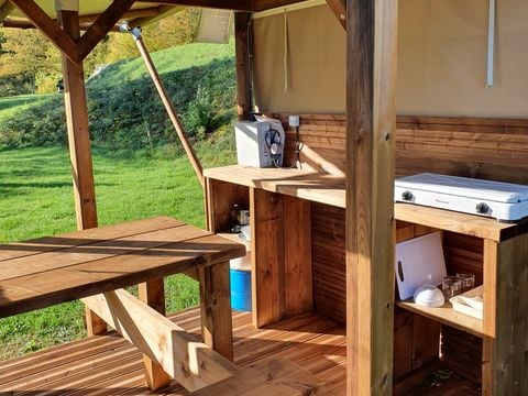 TENTE TOILE ET BOIS 2 personnes - Tente Bivouac Standard - 5m²