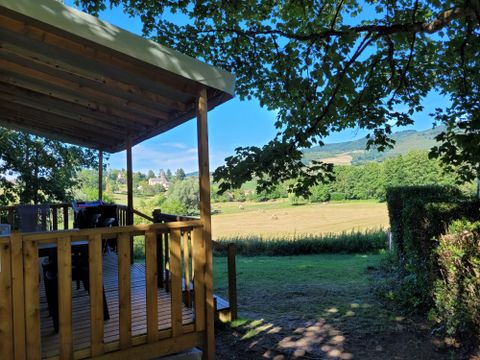 MOBILHOME 6 personnes - Mobil-home Premium 35m² - 3 chambres - Vue château - terrasse couverte - Climatiseur