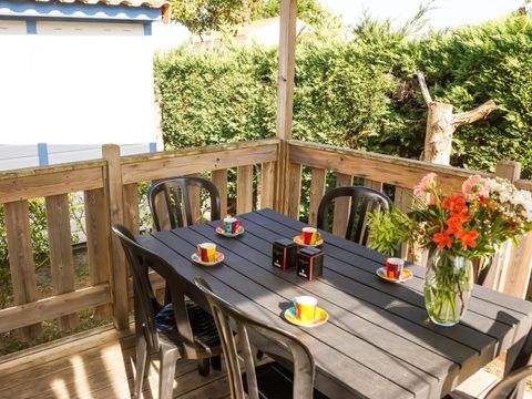 MOBILHOME 6 personnes - Bermudes 3 chambres avec terrasse