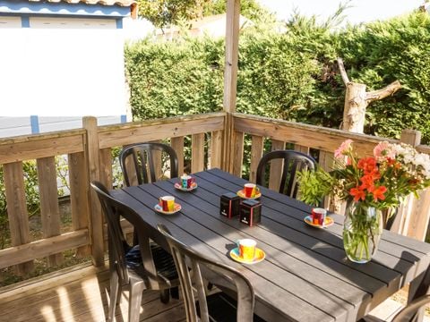 MOBILHOME 6 personnes - Mobil-home Bermudes 3 chambres avec terrasse 1/6 pers