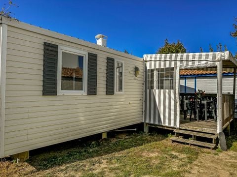 MOBILHOME 6 personnes - Mobil-home Bermudes 3 chambres avec terrasse 1/6 pers