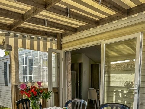 MOBILHOME 6 personnes - Mobil-home Bermudes 3 chambres avec terrasse 1/6 pers