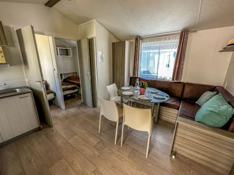 MOBILHOME 6 personnes - Mobil-home Bermudes 3 chambres avec terrasse 1/6 pers