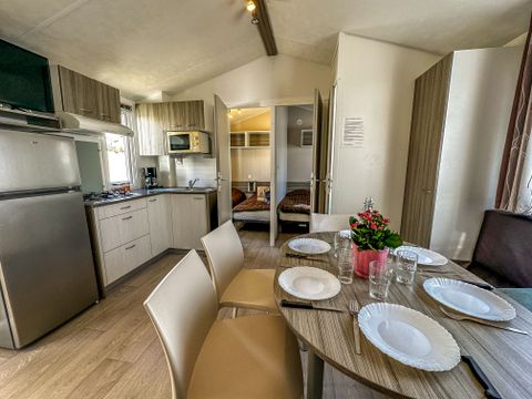 MOBILHOME 6 personnes - Bermudes 3 chambres avec terrasse
