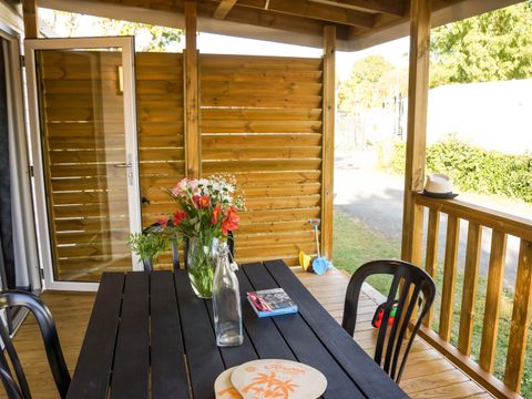 MOBILHOME 4 personnes -  Modulo 2 chambres avec terrasse