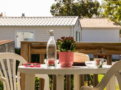 MOBILHOME 2 personnes - Mobil-home Bikini 1 chambre avec terrasse 1/2 pers