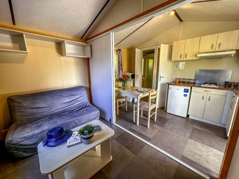 MOBILHOME 2 personnes - Bikini 1 chambre avec terrasse