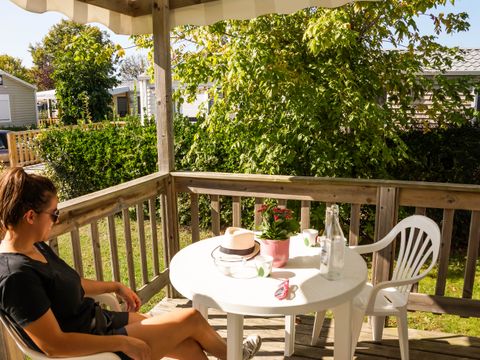 MOBILHOME 2 personnes - Bikini 1 chambre avec terrasse