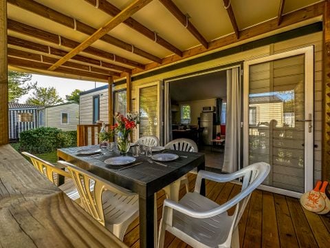 MOBILHOME 5 personnes - Mobil-home Toscane 2 chambres avec terrasse 1/5 pers