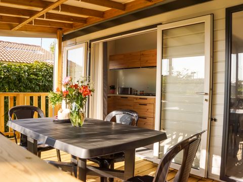 MOBILHOME 4 personnes -  BAHIA 2 chambres avec terrasse