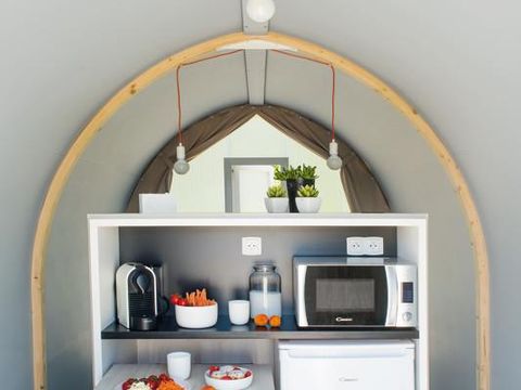 HÉBERGEMENT INSOLITE 2 personnes - Coco Sweet 1 chambre sans sanitaires (sanitaires communs du camping) 2 pers