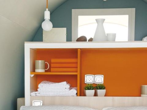 HÉBERGEMENT INSOLITE 2 personnes - Coco Sweet 1 chambre sans sanitaires (sanitaires communs du camping) 2 pers