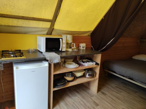 TENTE 5 personnes - LOCATION TENTE LODGE 20m² (2 chambres) 4/5 pers