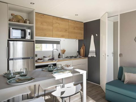 MOBILHOME 6 personnes - Mobilhome 4/6 personnes 2 chambres 2 SDB PREMIUM TV CLIMATISATION LAVE VAISSELLE 6 pers