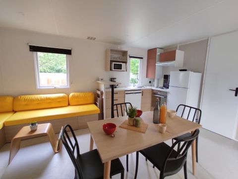 MOBILHOME 8 personnes - LOCATION MOBILHOME 40M² (3 chambres - 2 SDB) PREMIUM TV CLIMATISATION LAVE VAISSELLE 6/8 pers