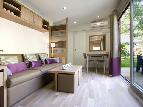 MOBILHOME 8 personnes - LOCATION MOBILHOME 40M² (3 chambres - 2 SDB) PREMIUM TV CLIMATISATION LAVE VAISSELLE 6/8 pers