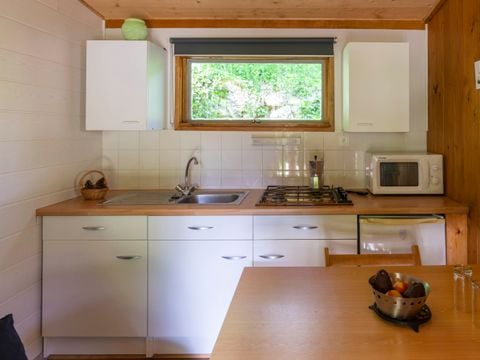 CHALET 4 personnes - NOISETIER - personnes supplémentaires possible en supplément, contacter le camping