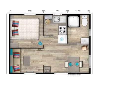 MOBILHOME 2 personnes - Ibiza Solo
