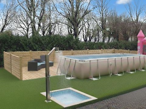 LODGE 5 personnes - Bungalow toilé 'Tente Lodge' 26m²