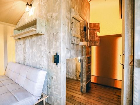 TENTE TOILE ET BOIS 8 personnes - SAFARI LODGE 7/8 personnes