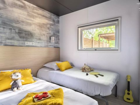 MOBILHOME 5 personnes - Mobil-home PREMIUM 3 Pièces 5 Personnes Climatisé + TV 2 Sdb