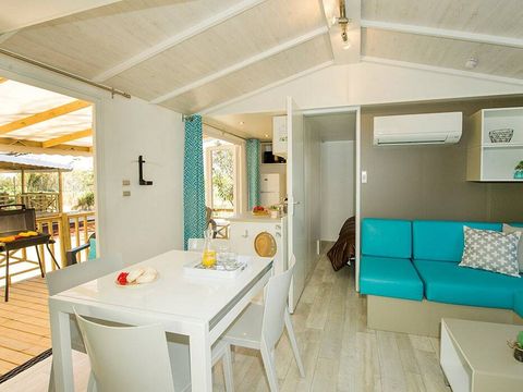 MOBILHOME 6 personnes - Comfort | 3 Ch. | 6 Pers. | Terrasse surélevée | Clim.