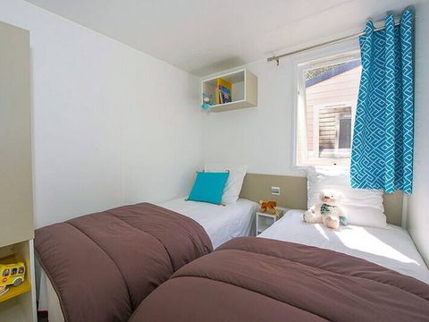 MOBILHOME 6 personnes - Comfort | 3 Ch. | 6 Pers. | Terrasse surélevée | Clim.