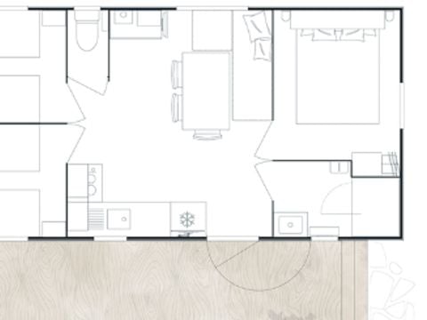 MOBILHOME 6 personnes - Quiétude CONFORT