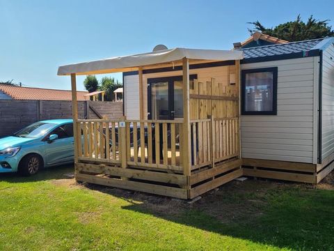 Mobilhome 2 personnes - Escale 20m² - 1 chambre - Télévision