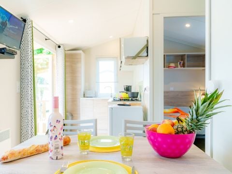 MOBILHOME 2 personnes - Mobil-home Escale 20m² - 1 chambre + Télévision