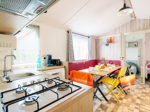 MOBILHOME 8 personnes - Détente 2018 GRAND CONFORT 36m² - 4 chambres + télévision et lave vaisselle