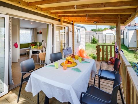 MOBILHOME 4 personnes - Mobil-home Escapade Premium 27m² - 2 chambres + télévision