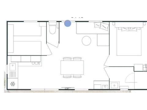 MOBILHOME 7 personnes - Evasion 2 chambres 30m²