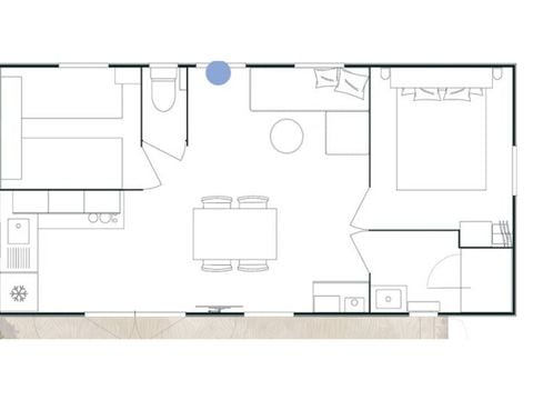 MOBILHOME 6 personnes - EVASION - 2 chambres - TV