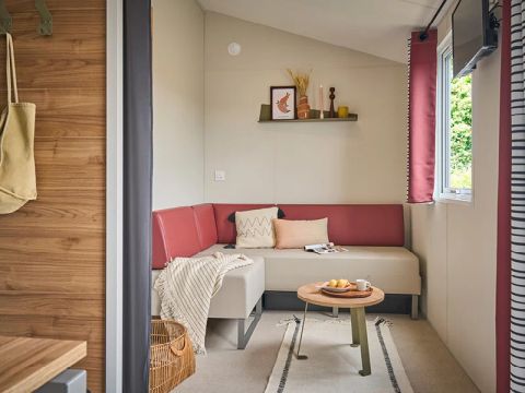 MOBILHOME 6 personnes - Mobil Home Aqua 2ch 4/6pers Terrasse Semi-couverte TV