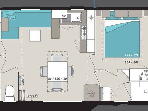 MOBILHOME 6 personnes - Resort 3 chambres