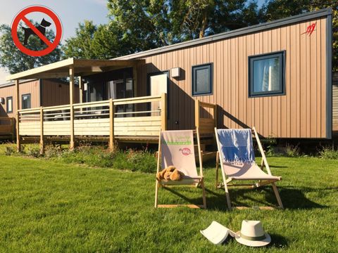 MOBILHOME 6 personnes - Cottage 3 chambres TV confort terrasse couverte