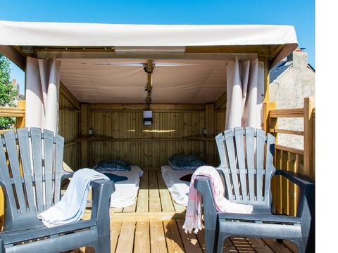 TENTE TOILE ET BOIS 2 personnes - Campétoile (sans sanitaires)